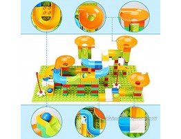 TOY Life 152 PCS Marble Run Set Building Blocks-Marble Race Tracks for Kids Includes Classic Big Blocks Marble and Many Accessories-Perfect STEM Toy for Toddlers Kids Age 3,4,5,6,7,8,9+
