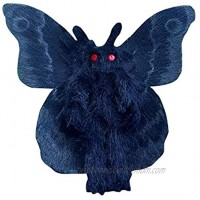 XUEKUN Gothic Mothman Plushie Toy- Plush Toy with Bright Red Eye- Realistic Stuffed Animals Plush Toys Present for Kids