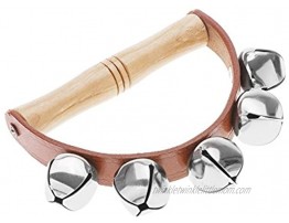 an-do-er Tambourine Handbell Early Educational Musical Instrument Rhythm Beats Shaking Small Jingle Bell Tool