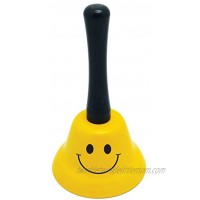 Ashley Smiley Face Design Wide Hand Bell