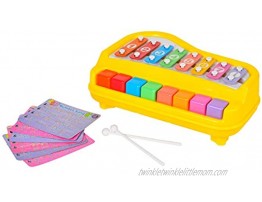 BAOLI 8 Keys Toddler Toy Happy Xylophone Piano Attached 6 Pieces of Music Scores