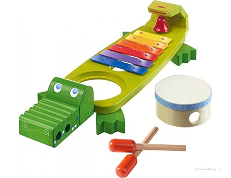 HABA Symphony Croc Music Band Set with 4 Instruments for Ages 2 and Up