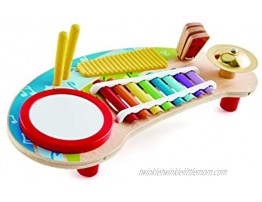 Hape Mighty Mini Band | Toddlers & Kids Multiple Musical Wooden Instrument Set