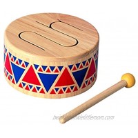 PlanToys Solid Drum Wooden Musical Toy Instrument 6404