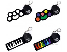 Rock And Roll It Micro Color Drum. Real Working & Playable Drum Keychain. Hang on a Backpack & Play Anywhere! Mini Size Rainbow Finger Drum Pad. Tiny Silicone Electronic Percussion. Battery Included