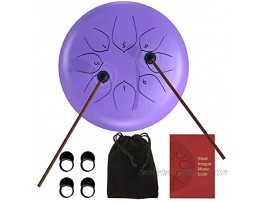 Stoie's International Wooden Music Set for Toddlers and Kids 6” Steel Tongue Drum