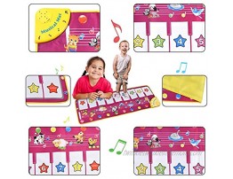 ALITREND Baby Piano Musical Mats Electronic Music Dance Mat Animal Keyboard Play Mat Carpet Blanket for Kids Boys Girls Baby Educational Toys