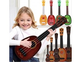 Almencla Kid My First Small Ukulele Children 4 Strings Instrument for Music Lovers Multicolor D