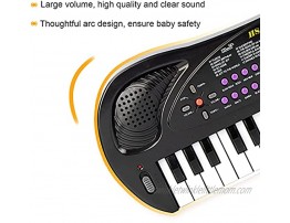 aPerfectLife Kids Keyboard Piano 32 Keys Multifunction Electric Keyboard Piano for Kids Kids Piano Musical Instruments Gift Toy for 3 4 5 6 7 8 Year Old Boys and Girls Black