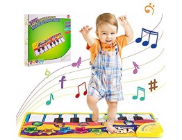 Baby Toys 12-18 Months Piano Mat for 1 Years Old Boy Gifts,Kids Piano Keyboards with 5 Animal Sounds 27.6 Musical Mat Toddler Girl Toy Educational Learning Music Toys