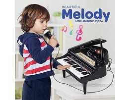 BAOLI 31 Keys Mini Playing with Microphone Piano for Kids Connect Mp3 Electronic Organ Music Keyboard Colorful Rhythm Light 3 Teaching Modes