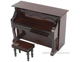 Bicaquu Piano Music Box Black Color Musical Model Upright Piano for Home OfficeBrown