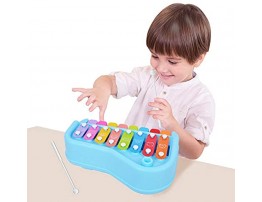 BUDDYFUN 2 in 1 Baby Piano Toy Xylophone for Kids Preschool Educational Toddlers Development Musical Instruments Boys Girls Great Gifts for Birthdays and Christmas