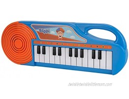 First Act Blippi Toy Keyboard 11 Inch 23 Keys Fun Blue Portable Keyboard for Beginners Preschoolers and Toddlers – Musical Instruments for Kids