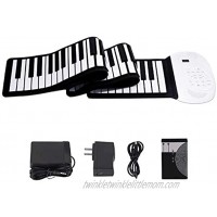 JAEZZIY Roll Up Piano 88 Keys Electric Piano Keyboard Upgraded Portable Keyboard Piano with Bluetooth Microphone Built-in Double Loud Speaker Rechargeable Battery Piano for Kids Beginners Gift