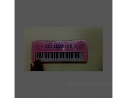 Kids Piano Keyboard 37 Keys Electronic Piano for Kids Music Piano with Microphone Musical Instruments Gift Toy for Boys Girls Children Pink