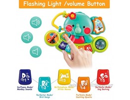 Kimiangel Baby Musical Elephant Learning Toys Educational Learning Toys for Kids Toddler Piano Elephant Keyboard with Light for Grils and Boys