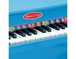 Melissa & Doug Learn-to-Play Piano With 25 Keys and Color-Coded Songbook Blue