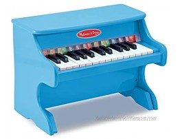 Melissa & Doug Learn-to-Play Piano With 25 Keys and Color-Coded Songbook Blue