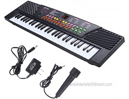 New 54 Keys Music Electronic Keyboard Kid Electric Piano Organ W Mic & Adapter This Keyboard Is Definitely The Best Gift For Your Children External Speaker Microphone DC AC Powe