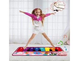 Piano Mat Kids Toys Musical Piano Keyboard Dance Mat Early Educational Toys for Baby Girls Boys Toddlers