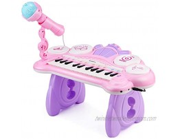 Reditmo Toddler Piano Toy Keyboard for Kids Baby Boys Girls 24 Keys with Microphone 4 Drums Build-in MP3 Songs Educational Toy Suitable for Birthday Children's Day Gift
