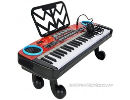 xipon Piano Keyboard 49 Key Portable Electronic Kids Keyboard Piano Educational Toy Digital Music Piano Keyboard with Microphone for Kids Girls Boys