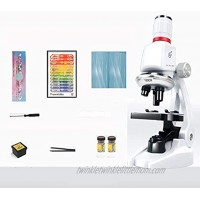 100X 400X 1200X with LED Children's Microscope Student Microscope Science Kit Educational Toy Children Birthday Gift