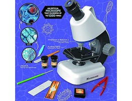 Beginner Microscope for Kids Toddler Beginner Microscope 100X-1200X Microscope Science Kits for Kids Science Experiment Kits Microscope Kits