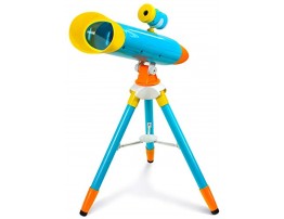 Little Experimenter Telescope for Kids – Children Telescope + Projector and 24 Space Images Including Educational Activity Book – Great Educational and Space Toy for Kids