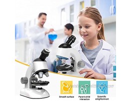 Microscope for Kids,APLOS LED 40X-1200X Magnification Kids Microscope,Students Microscope Slides with 10 Specimens,STEM Science Toys