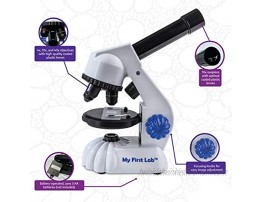 My First Lab’s Mini Microscope for Kids 5-7 – Entry Level STEM Microscope Kit w Childs Microscope Microscope Slides Guide & More Kids Microscope Science Kit 10x-40x Magnification