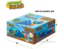 Nature Bound Underwater Scope Aqua Viewer Toy for Kids with 2X Marine Microscope for Boys and Girls Ages 3 + Blue