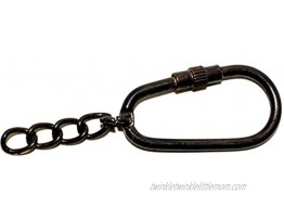 Nautical World Antique Solid Brass Telescope Pendant Charm Carabiner Clip Key Chain Ring
