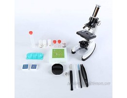 S & E TEACHER'S EDITION 1200X Kids Microscope Set of 28 Metal Body Microscope Come with Plastic Slides Instruction Guide and Carrying Box