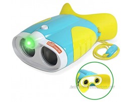 Toy Binoculars for Toddlers and Kids – Kids Toy Binoculars with Flashlight – Face Comfy Binoculars for Toddlers and Children Boys and Girls Age 3-12