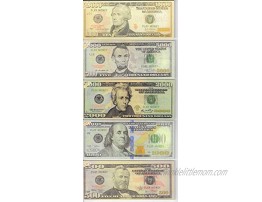 X10 EA. $10,00 5,000 2,000 1,000 500 BILLS PROP MONEY FAKE PLAY. NOT LEGAL TENDER size 2.25 x 5.25 inch.