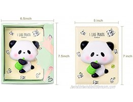 Ancaixin Stress Relief Fidget Notebooks for Adults and Kids | 128 Sheets Note Books for School and Home Office | Textbook Gift for Teens as Birthday Party Present and Classroom Rewards Panda