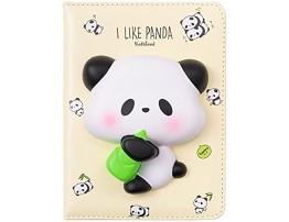 Ancaixin Stress Relief Fidget Notebooks for Adults and Kids | 128 Sheets Note Books for School and Home Office | Textbook Gift for Teens as Birthday Party Present and Classroom Rewards Panda