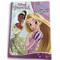 Bendon Disney Princess Jumbo Coloring and Activity Book with Princess Tiana and Ariel