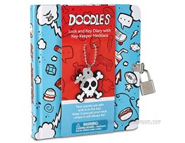 Doodle Diary with Key-Keeper Necklace and Skull Charm