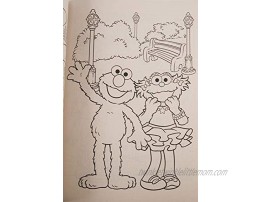 Elmo and Oscar The Grouch Gigantic 192 Page Coloring Book with Bonus Stand-Up Characters on Back