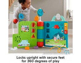 Fisher-Price Sit-to-Stand Giant Activity Book electronic learning toy and activity center for infants and toddlers ages 6 months to 3 years