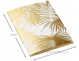 Hallmark Signature Gold Softcover Journal Gold Palm Print