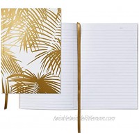 Hallmark Signature Gold Softcover Journal Gold Palm Print