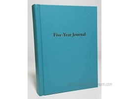 Hard Cover 5 Year Journal | The Easiest to Use Five Year Journal | Quick and Easy Five Year Daily Journal System | 6x8.25 Inch Size Turquoise