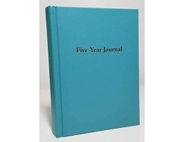 Hard Cover 5 Year Journal | The Easiest to Use Five Year Journal | Quick and Easy Five Year Daily Journal System | 6x8.25 Inch Size Turquoise
