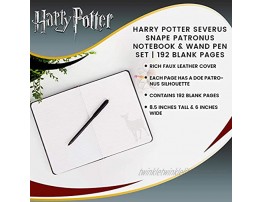 Harry Potter Always Patronus Journal with Severous Snape Wand Pen 192 Lined Pages 8.5 x 6
