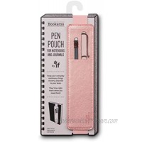 IF Bookaroo Pen Pouch Notebook Pen Organiser Elasticated A5 Notebook Rose Gold