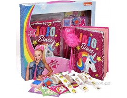 Jojo Siwa Reversible Sequin Unicorn Notebook Journal Set Diary Pen and Stickers Included Coloring Activity Book for Drawing and Writing Kit for Girls and Kids